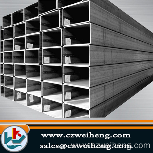 China wholesale ms black mild steel square pipe / tube 100x100